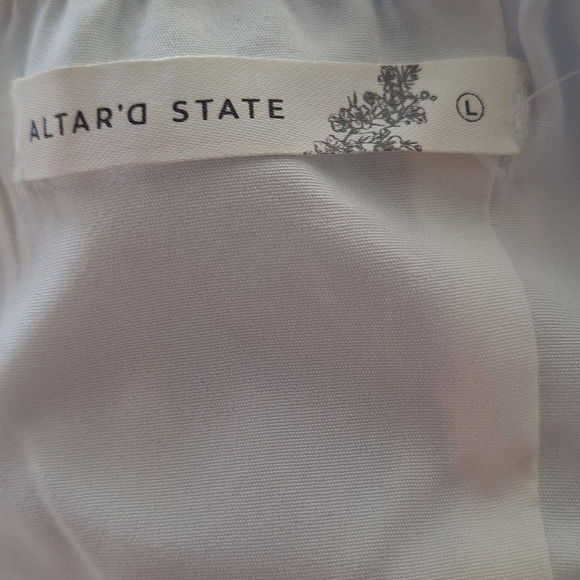 Altard State Gingham Corset Top Halter Size Large - Picture 3 of 5